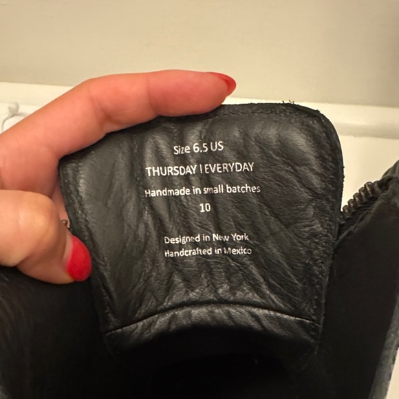 Thursday Boot Company Black Women's Combat Boots - Picture 6 of 6